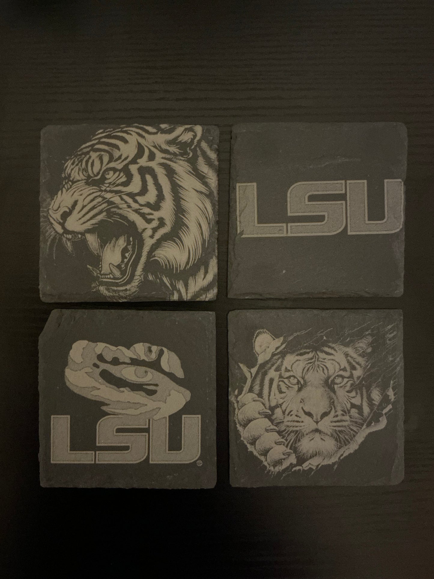 Slate Coasters - Tigers