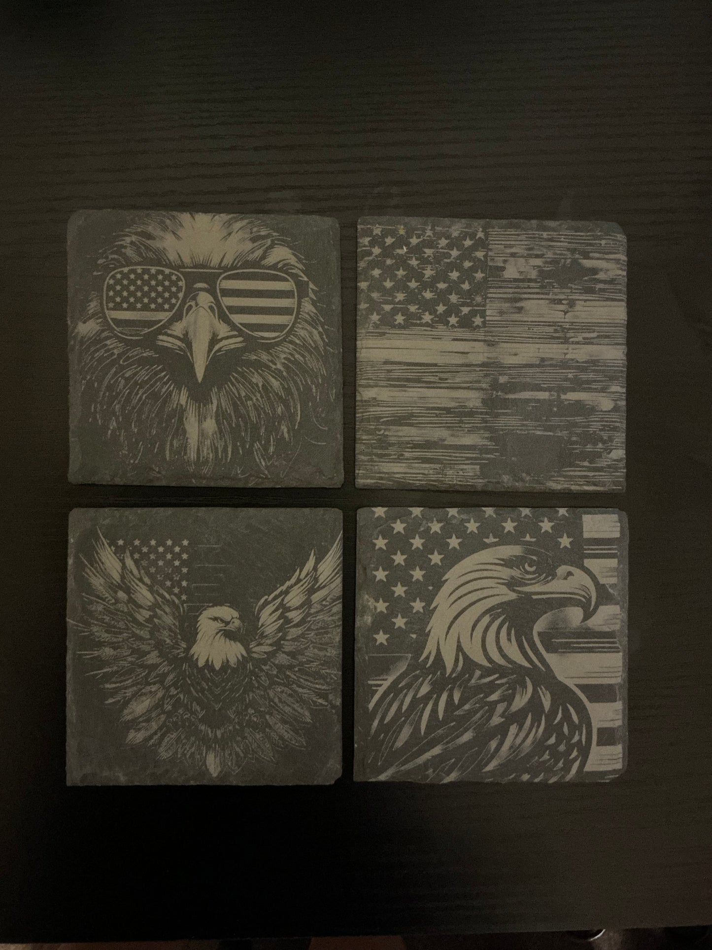 Slate Coasters - Patriotic