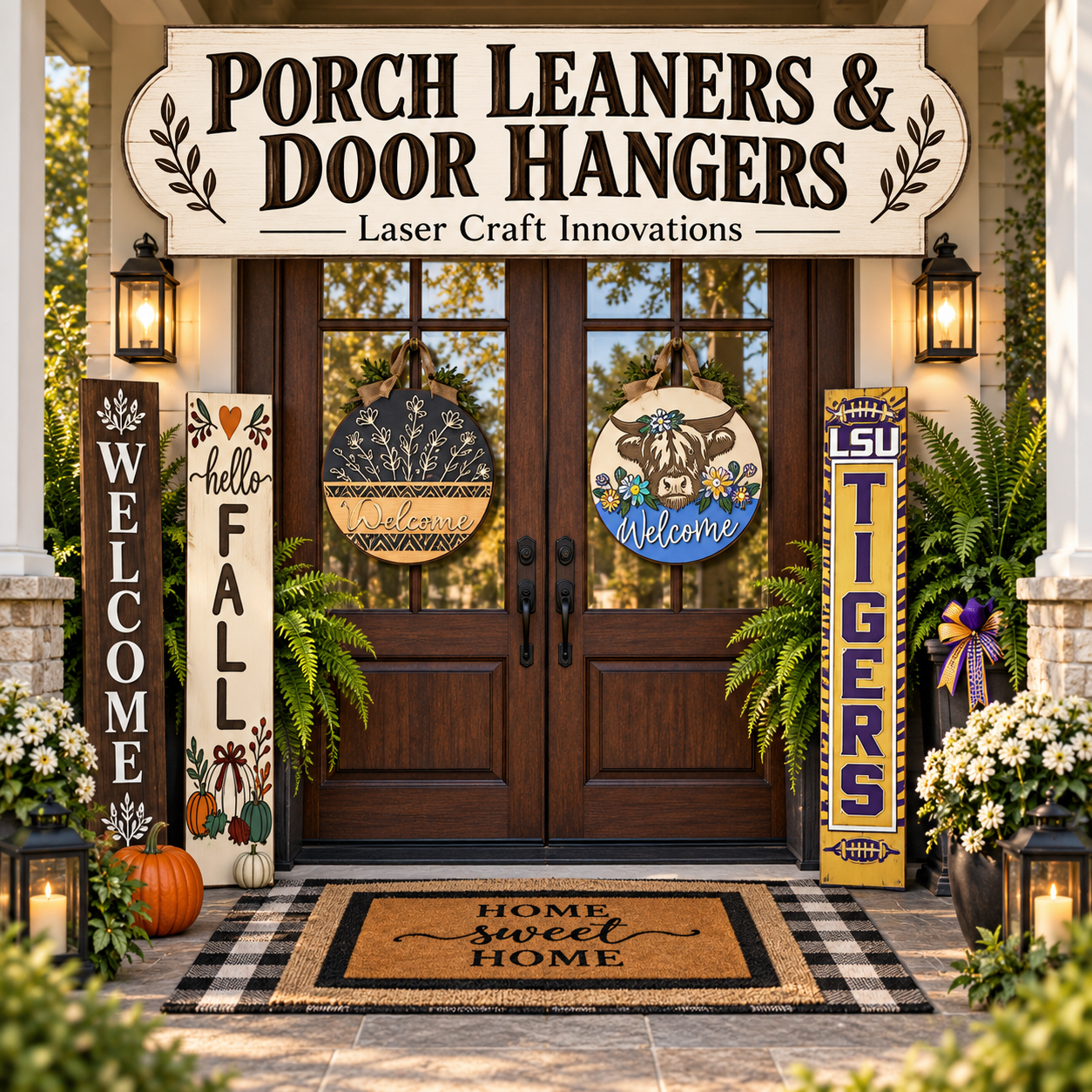 Porch Leaners & Door Hangers