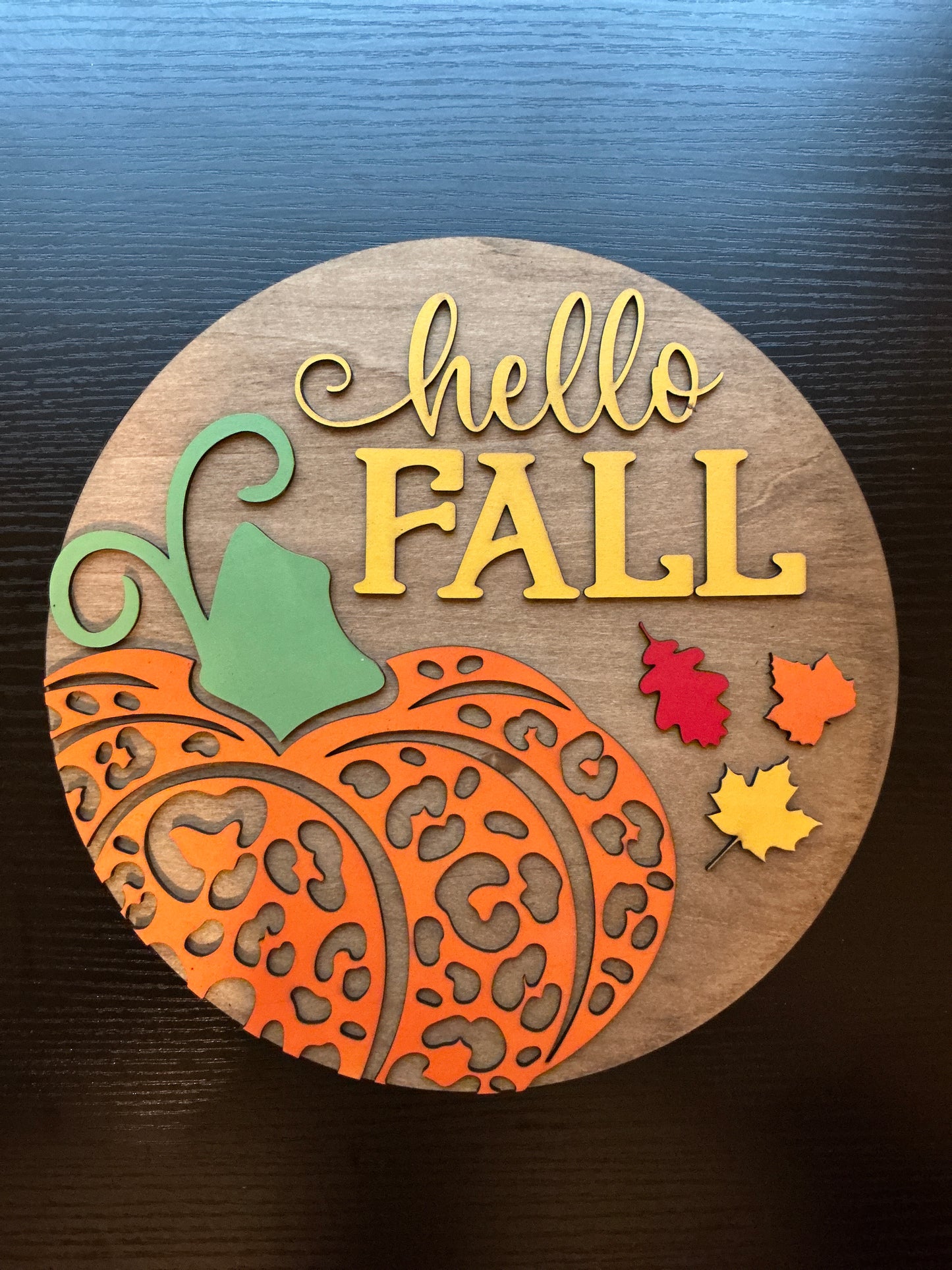 Fall - Hello Fall Pumpkin