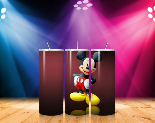 20 oz Skinny Tumbler Cartoon