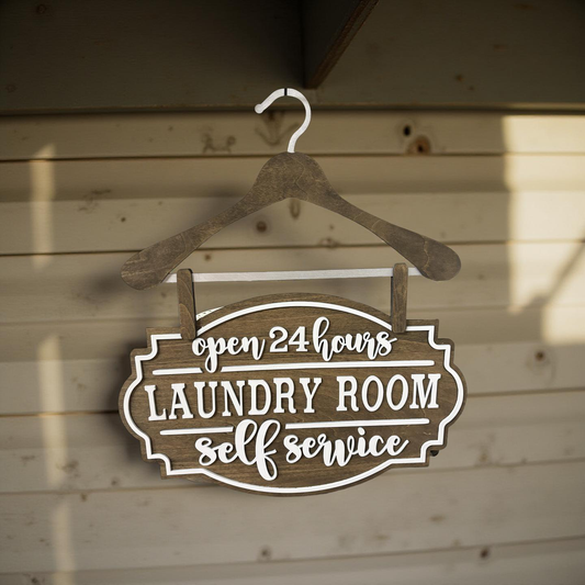 Laundry room sign