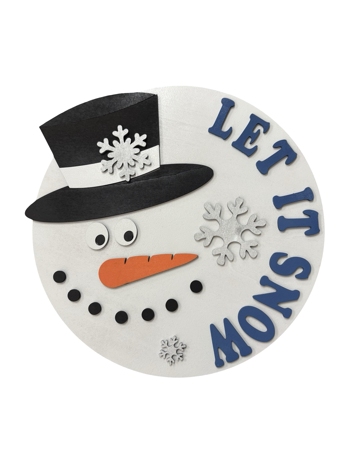 Let it Snow Face Hat
