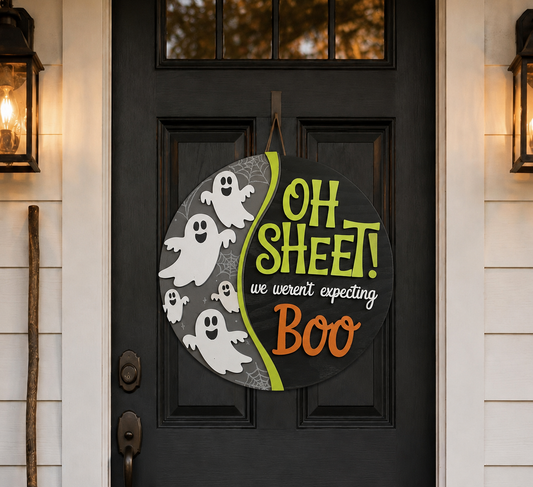 Halloween Door Hanger - Oh Sheet