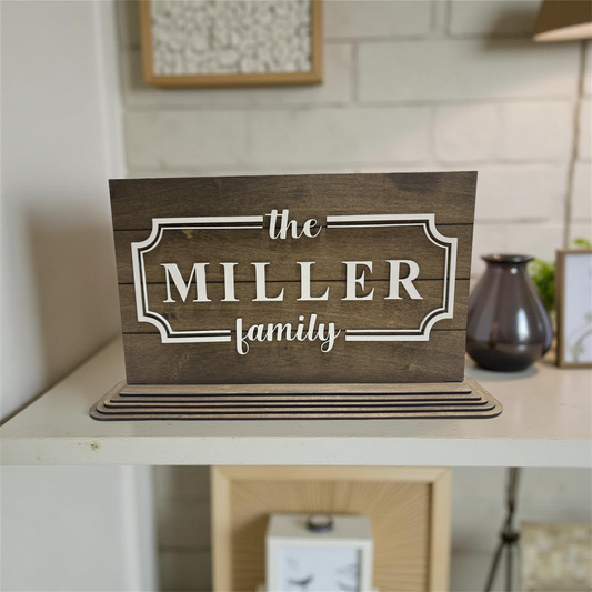 Personalized Mantel Sign