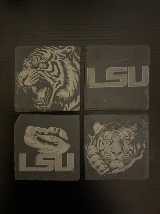 Slate Coasters - Tigers