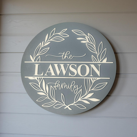 Personalized Sign - Split Ivy