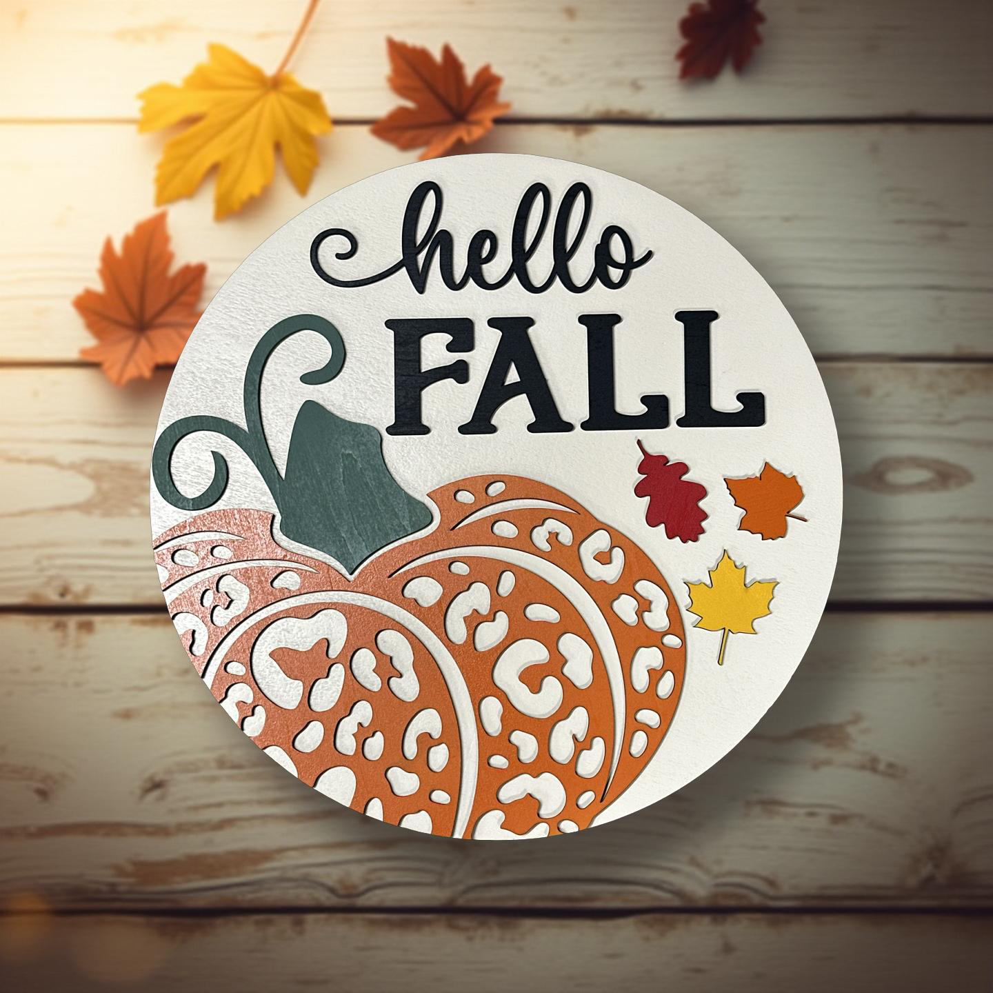 Fall - Hello Fall Pumpkin