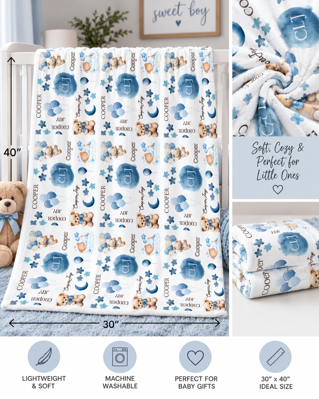 Custom Baby Blanket